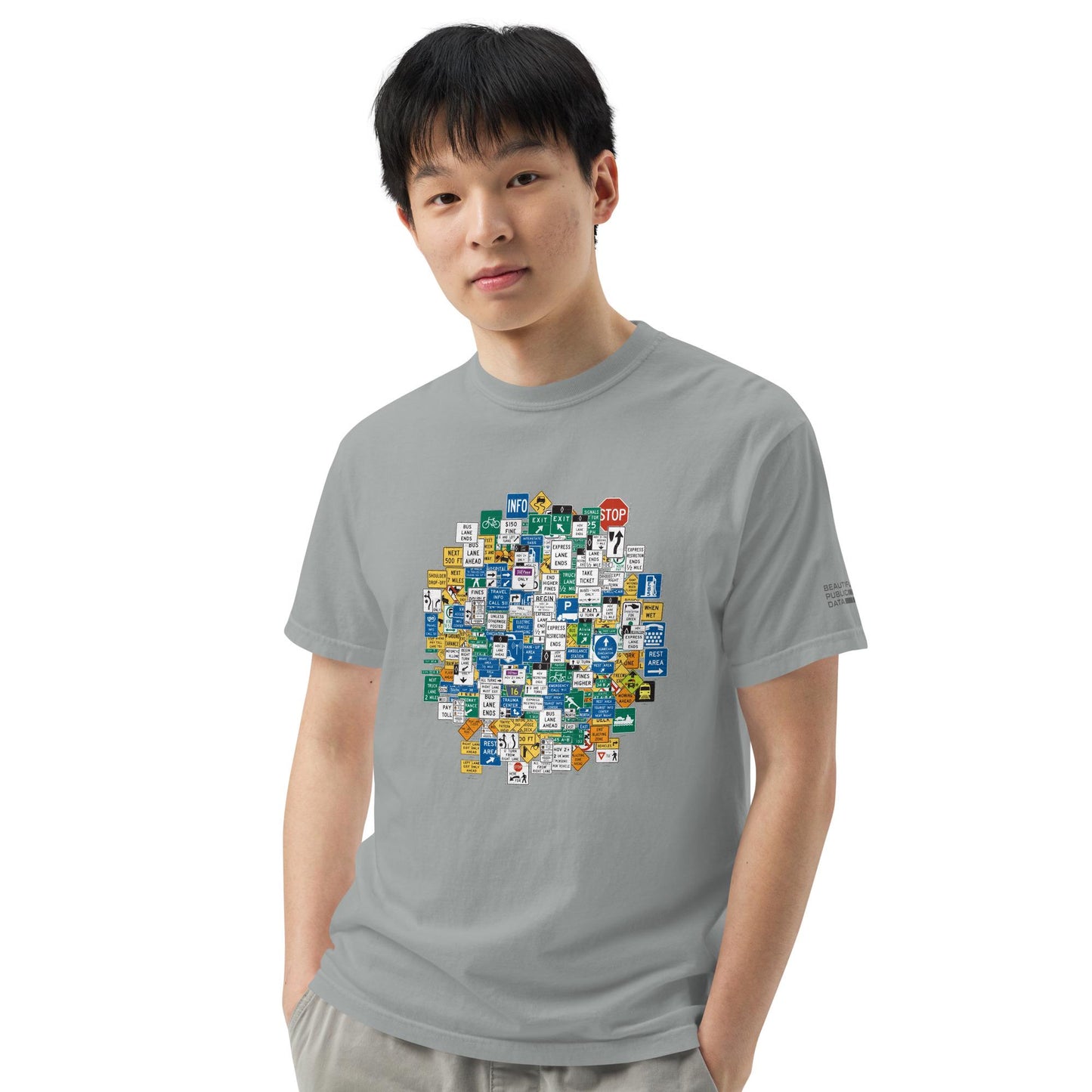 Highway Signs T-Shirt, US Road Sign Shirt, Traffic Sign Tee, Civil Engineer Gift - MUTCD Road Trip Design