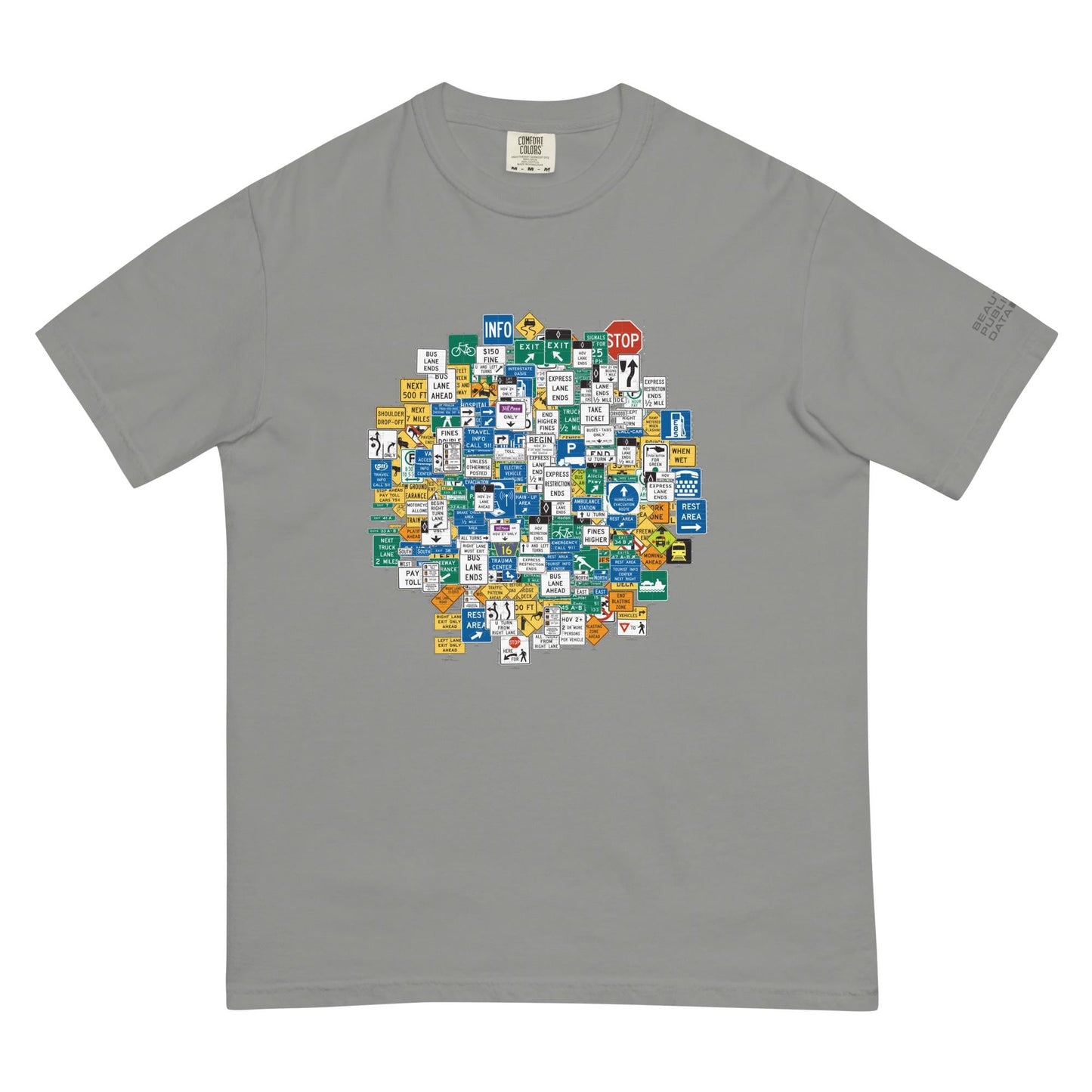 Highway Signs T-Shirt, US Road Sign Shirt, Traffic Sign Tee, Civil Engineer Gift - MUTCD Road Trip Design