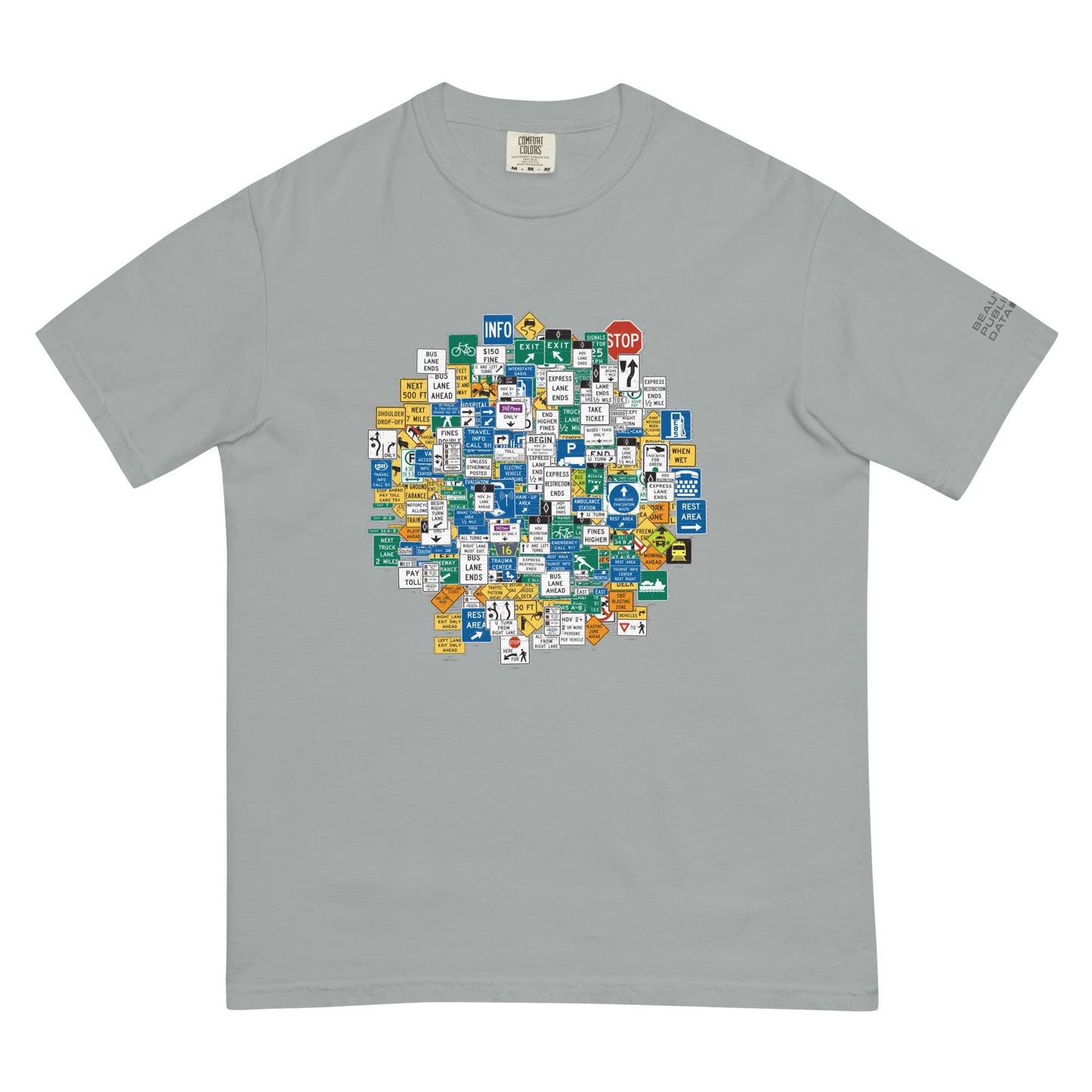 Highway Signs T-Shirt, US Road Sign Shirt, Traffic Sign Tee, Civil Engineer Gift - MUTCD Road Trip Design
