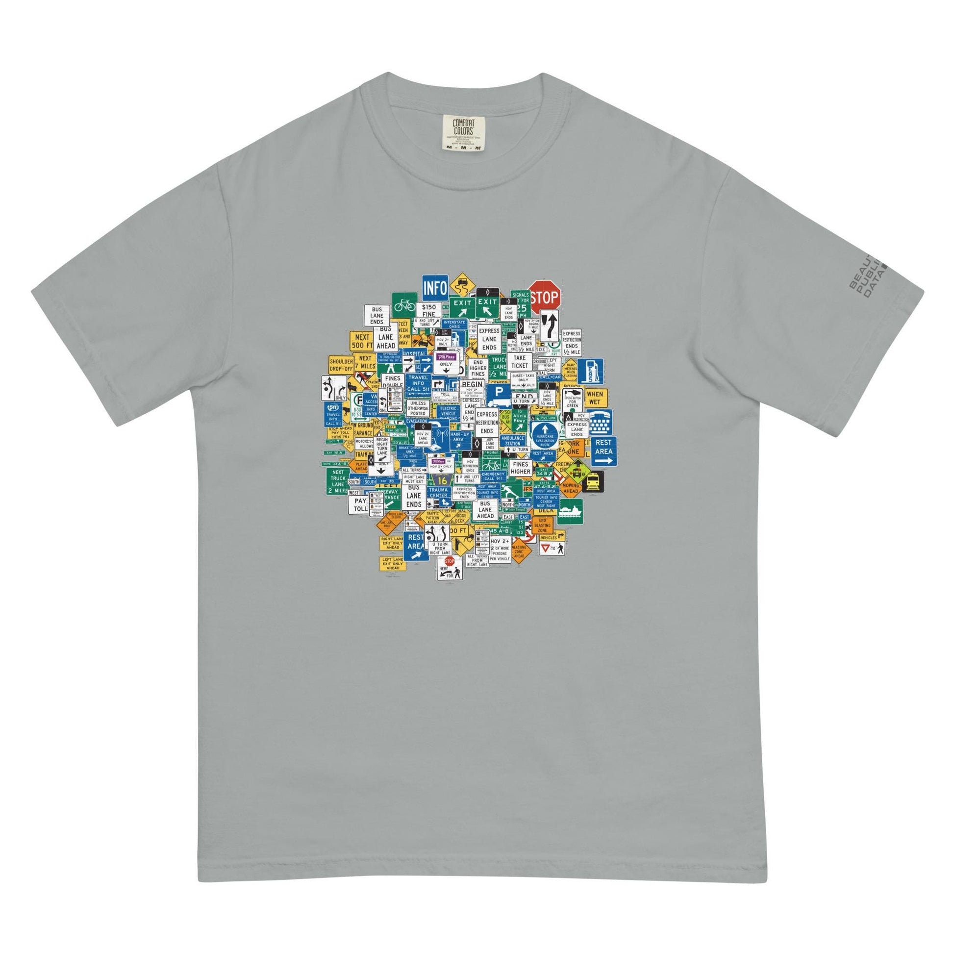 Highway Signs T-Shirt, US Road Sign Shirt, Traffic Sign Tee, Civil Engineer Gift - MUTCD Road Trip Design