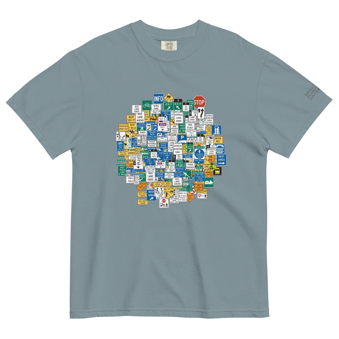 Highway Signs T-Shirt, US Road Sign Shirt, Traffic Sign Tee, Civil Engineer Gift - MUTCD Road Trip Design